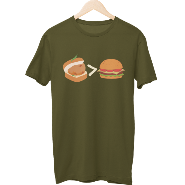 Vadapav Burger Unisex Regular T-Shirt