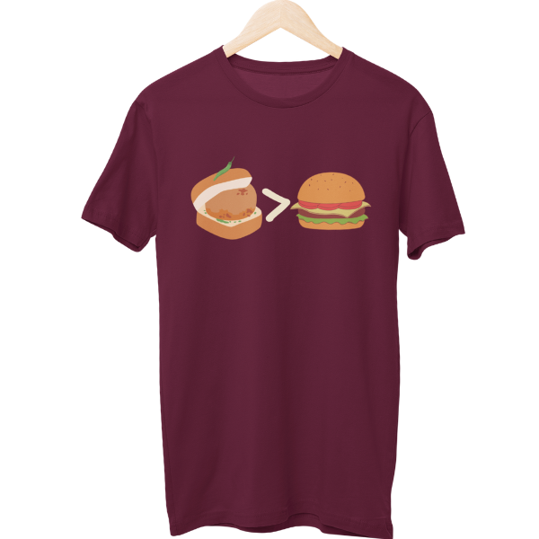 Vadapav Burger Unisex Regular T-Shirt