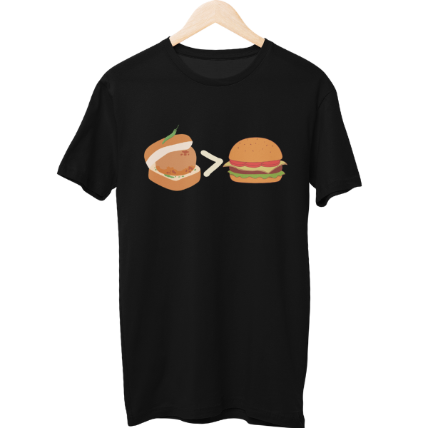 Vadapav Burger Unisex Regular T-Shirt